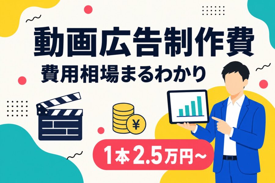 動画広告制作費用の相場をまとめたアイキャッチ画像